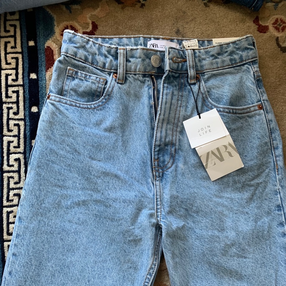 Zara mom jeans